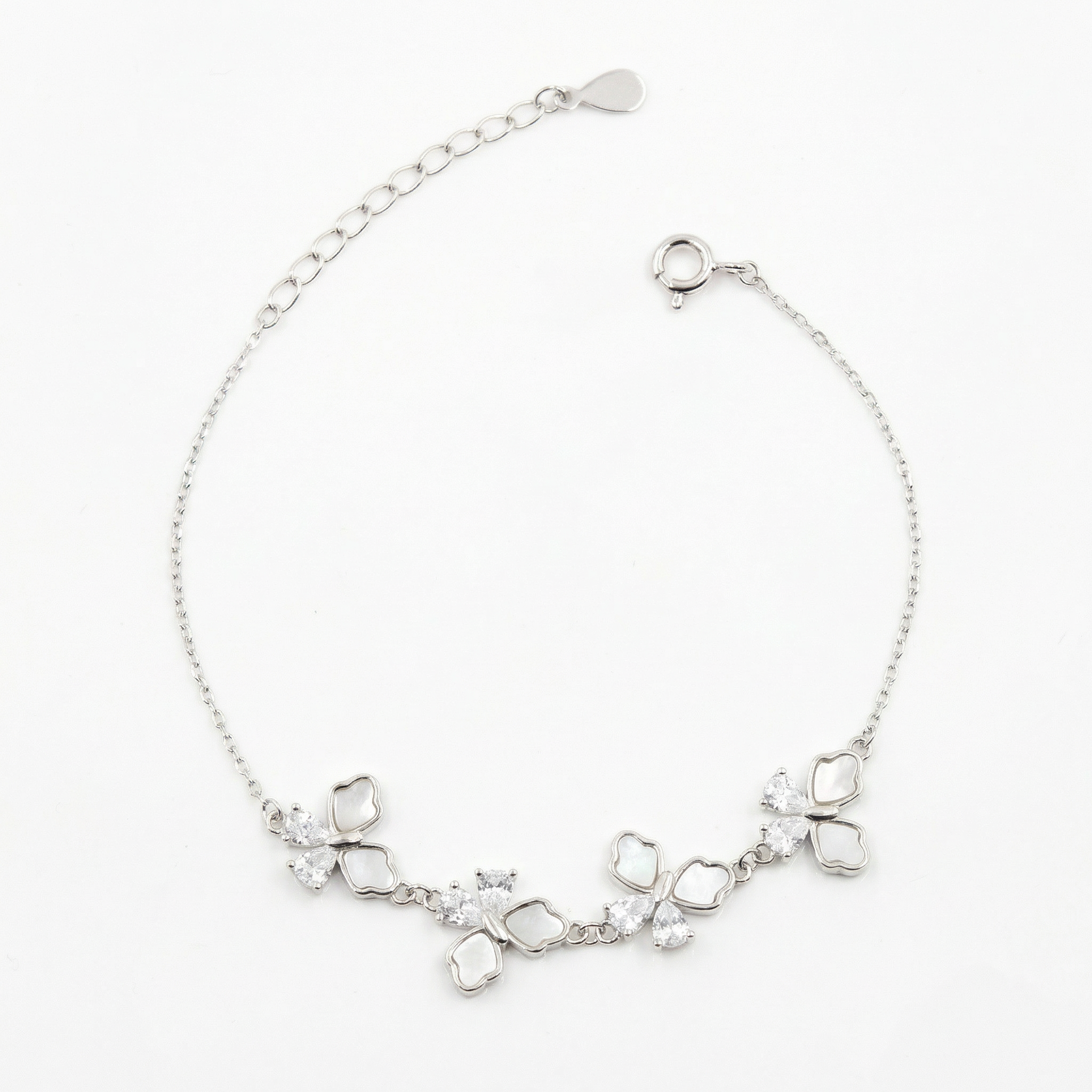 Silver Butterfly Bliss Bracelet