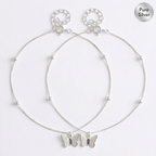 Silver Butterfly Anklet