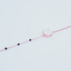 Rosegold Cushion Cut Hand Mangalsutra