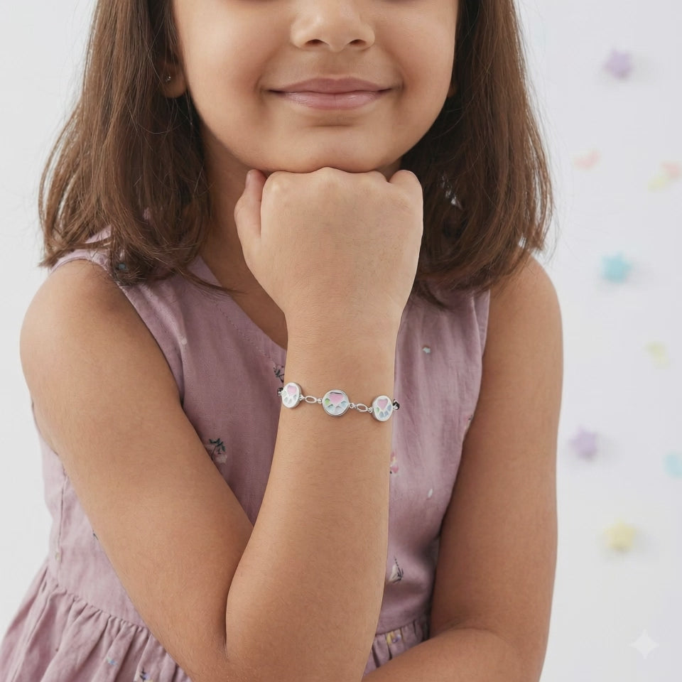 Silver Paws Kids Bracelet