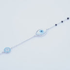 Silver Evileye Hand Mangalsutra