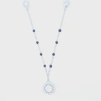 Silver Small Wheel Solitaire Mangalsutra