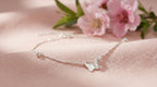 Silver Butterfly Anklet