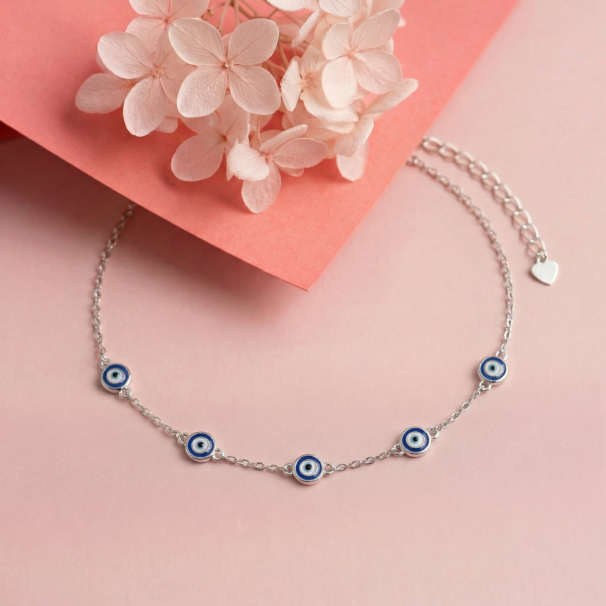 Silver EvilEye Bracelet