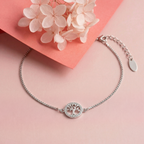 Silver Whispering Tree Bracelet