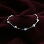 Silver EvilEye Bracelet