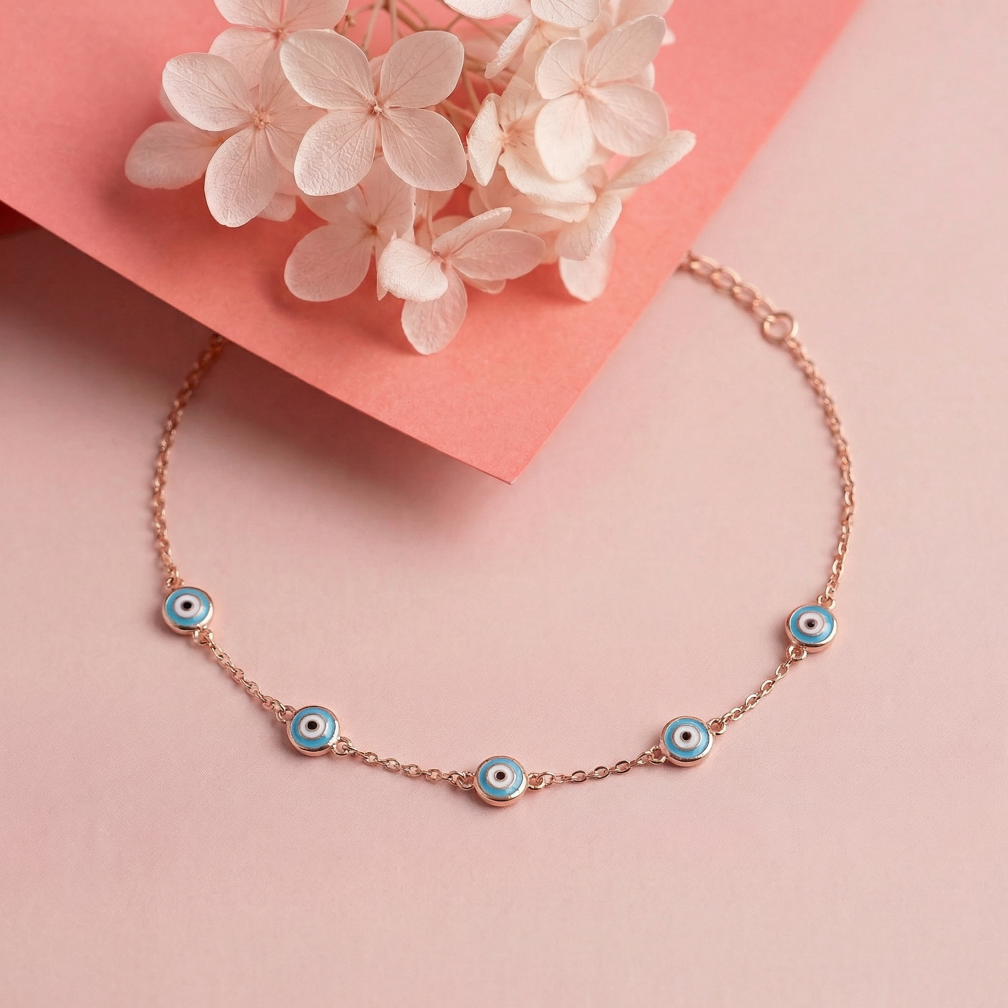 Rose Gold EvilEye Bracelet
