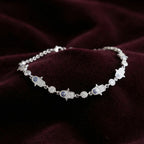 Silver EvilEye Cz Bracelet